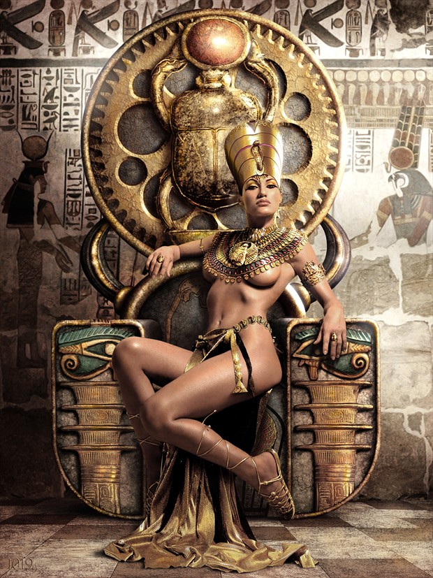 %22EGYPTIAN QUEEN OF THE 1019 PROPHECY%22 Surreal Photo by Artist Jeffery Scott (1019)